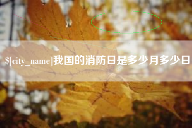 牡丹江我国的消防日是多少月多少日