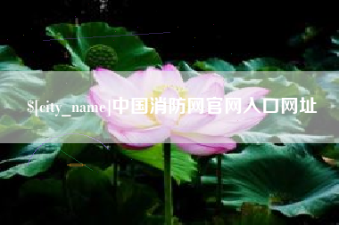 牡丹江中国消防网官网入口网址
