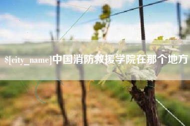 牡丹江中国消防救援学院在那个地方
