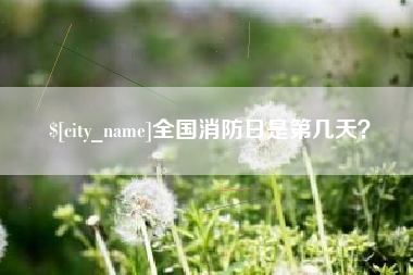 牡丹江全国消防日是第几天？