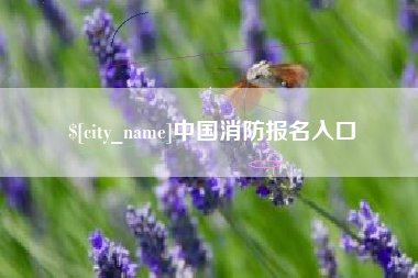 牡丹江中国消防报名入口