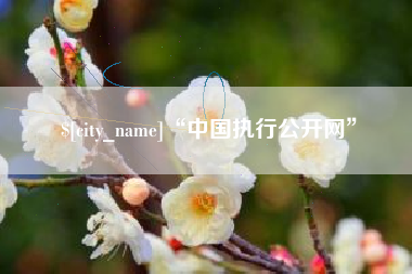 牡丹江“中国执行公开网”