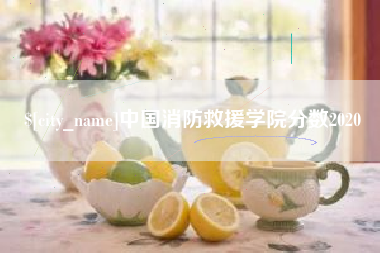 牡丹江中国消防救援学院分数2020