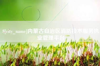 牡丹江内蒙古自治区消防技术服务执业管理平台