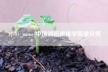 牡丹江中国消防救援学院录分线