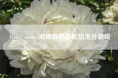 牡丹江河南消防学校招生分数线