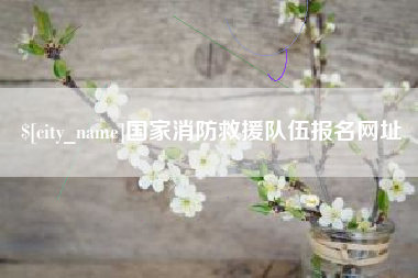 牡丹江国家消防救援队伍报名网址