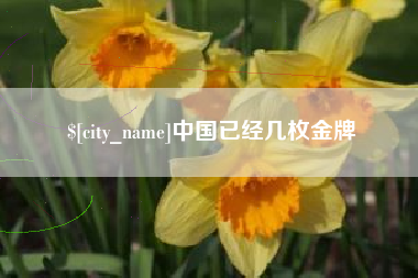 牡丹江中国已经几枚金牌
