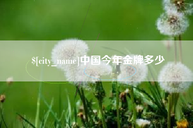 牡丹江中国今年金牌多少
