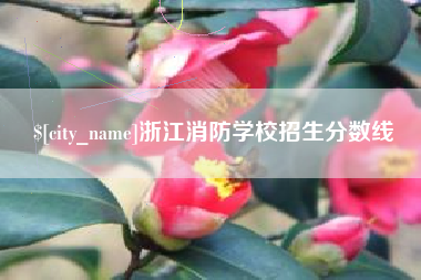 牡丹江浙江消防学校招生分数线
