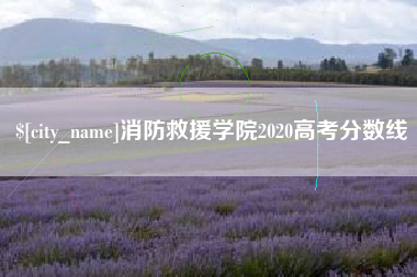 牡丹江消防救援学院2020高考分数线