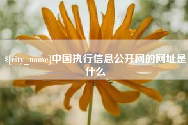 牡丹江中国执行信息公开网的网址是什么
