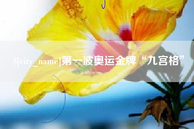 牡丹江第一波奥运金牌“九宫格”