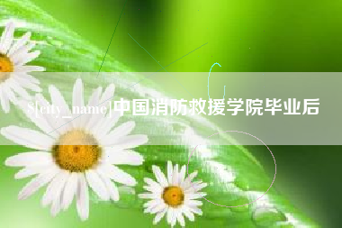牡丹江中国消防救援学院毕业后