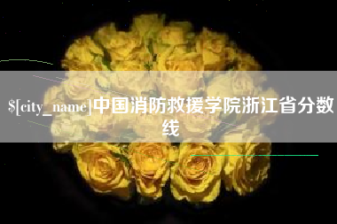 牡丹江中国消防救援学院浙江省分数线