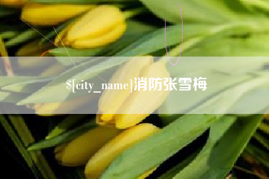 牡丹江消防张雪梅