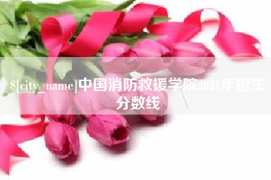 牡丹江中国消防救援学院2021年招生分数线