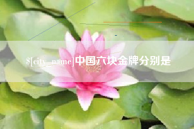 牡丹江中国六块金牌分别是