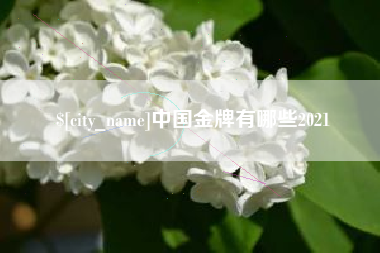 牡丹江中国金牌有哪些2021