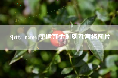 牡丹江奥运夺金时刻九宫格图片