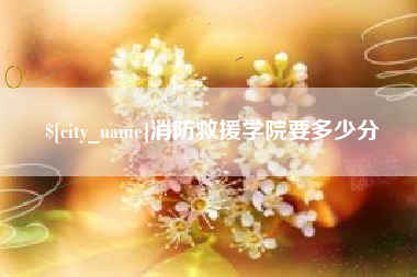 牡丹江消防救援学院要多少分